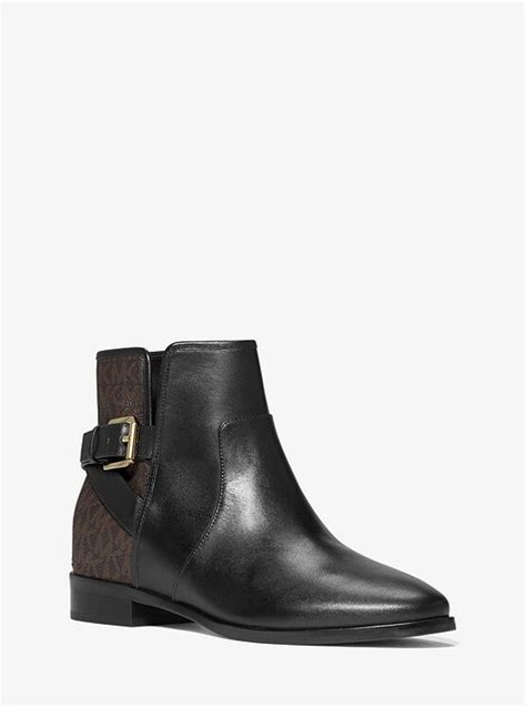 michael kors salem leather ankle boot